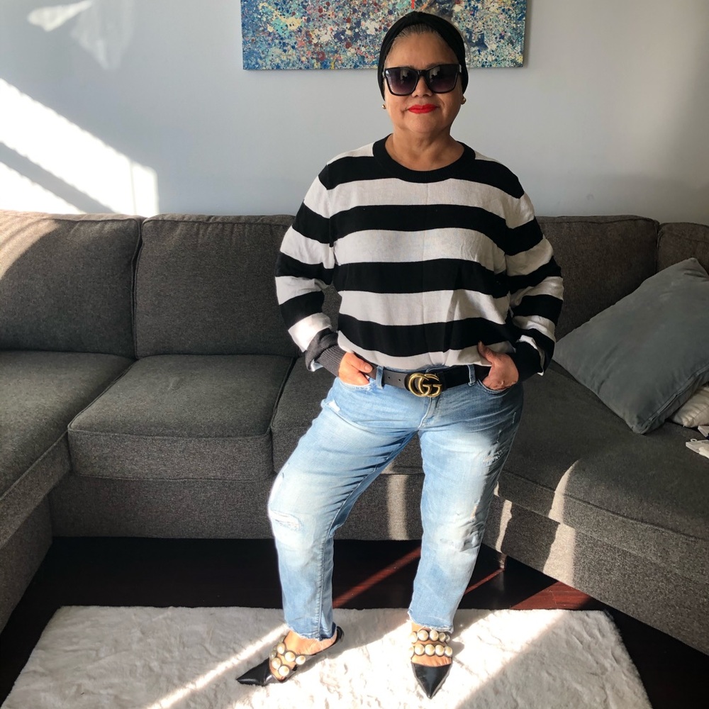 Cute stripped sweater